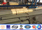 BV Certification 20M Galvanized Steel Pole Steel Power Poles For Power Transmission ผู้ผลิต