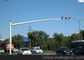 10m Cross Arm Galvanized Driveway Light Poles Street Lamp Pole 7m Length ผู้ผลิต