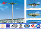 15 - 30 M Q345 Steel Tubular Pole Stadium High Mast Lighting Pole With 16 Lights ผู้ผลิต