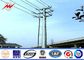 138 KV Anti Corrosion Conical Steel Utility Pole With 30000m Aluminum Conductor ผู้ผลิต