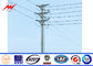Philippine NPC 50FT - 70FT Electric Galvanised Steel Poles For Power Transmission ผู้ผลิต