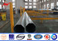 Transmission Electrical Steel Tubular Pole Self Supporting / Metal Utility Poles ผู้ผลิต