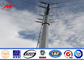 10.5M 800 DAN Steel Power Pole Double Circuit Transmission Line Electric Utility Poles ผู้ผลิต