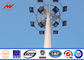 High mast light tower mast galvanized steel tubular pole 50 years Lift time ผู้ผลิต