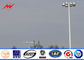 4 Sections 10mm 40M HDG High Mast Light Pole with 55 Lamps Wind Speed 30m/s ผู้ผลิต