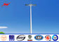 Radio Telecommunication Steel Monopole Antenna High Mast Communication Tower ผู้ผลิต