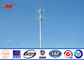 160FT Steel Material Mono Pole Tower For Telecommunication With CAD Shop Drawing ผู้ผลิต