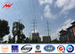 132kv Power Utility Poles Polygonal Tower Galvanized Steel Electric Pole ผู้ผลิต
