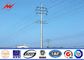 12m 500DAN ASTM A123 Galvanized Steel Pole , Commercial Light Poles ผู้ผลิต