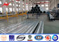 14m 8KN Steel Electric Utility Pole For 115KV Distribution Line Project ผู้ผลิต