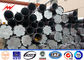 220KV Electric Tubular Poles Metal Post Galvanized Electrical Utility Poles ผู้ผลิต