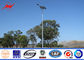 17m Galvanized Painted 400W Round Solar Philippines Street Lighting Poles Price For Road / Highway ผู้ผลิต