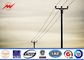 Medium Voltage Galvanized Power Transmission Poles For Electrical Project ผู้ผลิต