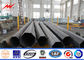8m 5KN Steel Power Pole For Electrical Power Distribution Poles With Galvanization Type ผู้ผลิต