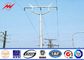 27m Galvanized Metal Power Transmission Poles Power Transmission Tower Iron Electric Pole ผู้ผลิต