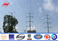 Transmission Line 110kv 132kv Towers And Lattice Masts Double Circuit Galvanized Power Poles ผู้ผลิต
