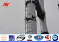 เหล็กชุบสังกะสีสูง 25 เมตร Mast Tower แปลนแผงเหล็ก Monopole สื่อสารทาวเวอร์ ผู้ผลิต