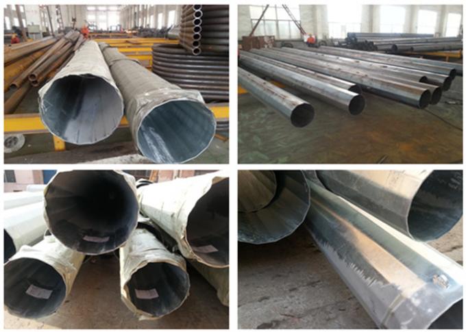 10M-5KN To 20M-50KN Galvanized Steel Tubular Pole Cross Arm For Overhead Electrical Transmission Line 2