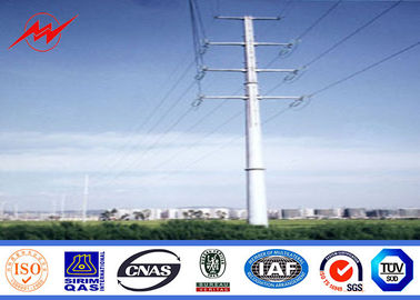 จีน Electricity pole steel electric power poles Steel Utility Pole with cross arms ผู้ผลิต