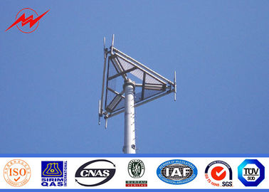 จีน Customized Round 100 FT Communication Distribution Monopole Cell Tower ผู้ผลิต