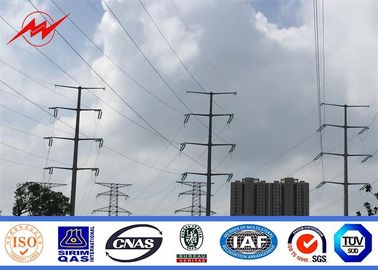 จีน Medium Voltage Electrical Power Pole , Customized Transmission Line Poles ผู้ผลิต