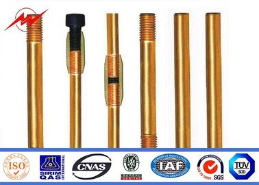 จีน Underground Copper Clad Steel Ground Rod Cover Clamps Lighting Protection ผู้ผลิต