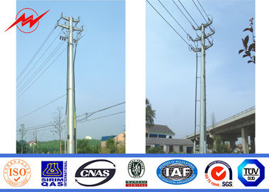 จีน 69kv Steel Utility Pole Galvanizatiom Street Light Pole 1 Mm To 36mm ผู้ผลิต