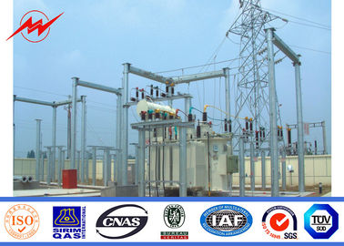 จีน Taper Steel Utility Poles Tubular Steel Pole For 220kv Transmission Line ผู้ผลิต