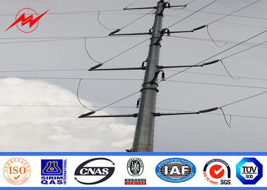 จีน Treated 35F Electric Power Pole Galvanized For Philippines Transmission Line ผู้ผลิต