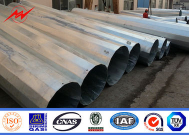 จีน ASTM A123 Outdoor Electric Steel Transmission Line Poles 1mm - 36mm Wall Thickness ผู้ผลิต