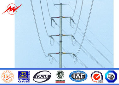 จีน Gr50 Round Transmission Line Steel Utility Pole 20m With 355 Mpa Yield Strength ผู้ผลิต