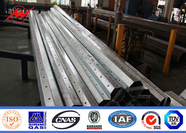 จีน Octagonal Electrical Steel Tubular Pole AWSD Welding Standard For Power Transmission ผู้ผลิต