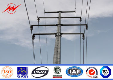 จีน EN10149 S500MC High Power Steel Utility Pole For Electrical Transmission , 5-80m Height ผู้ผลิต