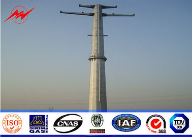 จีน 27M - 35M Transmission Electric Power Pole Monopoles Line GR65 Steel Material ผู้ผลิต
