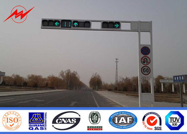 จีน Octagonal Tapered 6m Highway Light Pole For Road Traffic Light 15 Years Warranty ผู้ผลิต