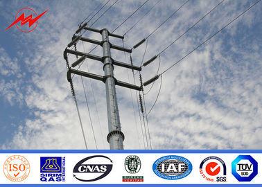 จีน Octagonal Electrical Steel Utility Power Poles For Electrical Line Distribution ผู้ผลิต