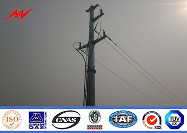 จีน Utility Galvanized Power Poles For Power Distribution Line Project ผู้ผลิต