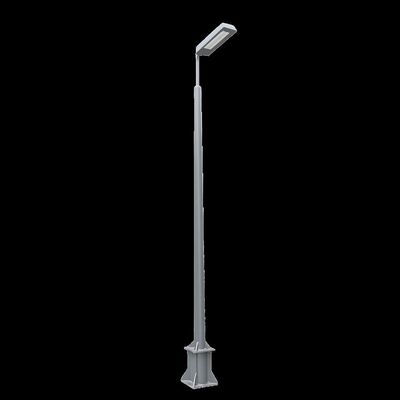 คุณภาพ  4-8 Meters Customizable Length Street Light Pole with Earthquake Resistant Design and Hot Dip Galvanized Finish โรงงาน