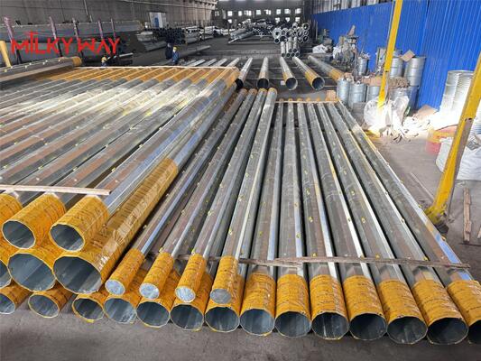 คุณภาพ  Galvanized Steel Pole Suitable for Electrical Power Distribution and Outdoor Lighting with Multiple Shape Options and Steel Materials โรงงาน