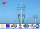 Durable Gr65 60FT 1280KG Load Steel Utility Pole with Galvanized Cross Arm ผู้ผลิต