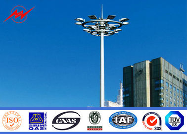 Outdoor 80M Galvanized Painting High Mast Pole with Lifting System ผู้ผลิต