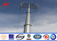 Steel poles 16m pipes Steel Utility Pole for electrical transmission ผู้ผลิต