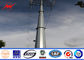 Steel poles 16m pipes Steel Utility Pole for electrical transmission ผู้ผลิต