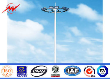 30m auto lifting system specification High Mast Pole with 400w HPS lights ผู้ผลิต