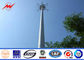 Steel 95 ft Mono Pole Tower Mobile Cell Phone Tower Tapered Flanged Steel Poles ผู้ผลิต