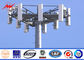 Customized Round 100 FT Communication Distribution Monopole Cell Tower ผู้ผลิต