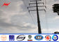 12m 3mm thickness Steel Utility Pole for electrical power line ผู้ผลิต