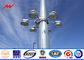 Galvanized 30M High Mast Pole with winch for Parking Lot Lighting ผู้ผลิต