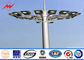40 meters powder coating galvanized High Mast Pole with 300kg rasing system for airport area lighting ผู้ผลิต