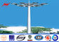 Anticorrosive Round 25M HDG Plaza High Mast Pole with Round Lamp Panel ผู้ผลิต